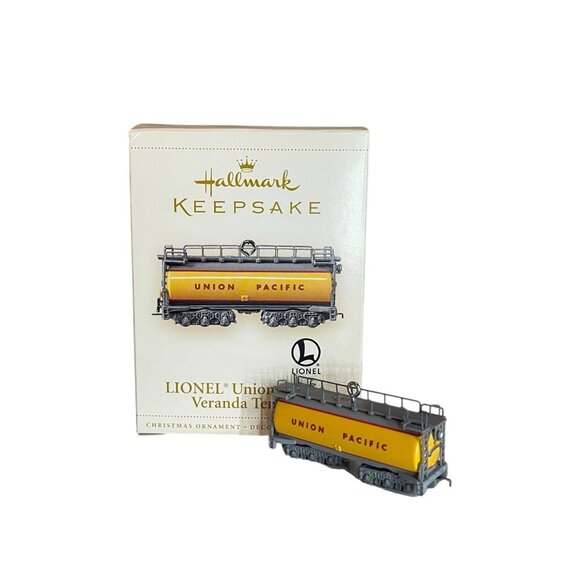 Hallmark Keepsake “LIONEL Union Pacific Veranda Tender” Ornament y2k 2006 vtg - Picture 1 of 12